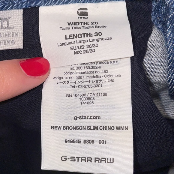 GStarr New Bronson Slim Chino Jeans - Picture 5 of 7